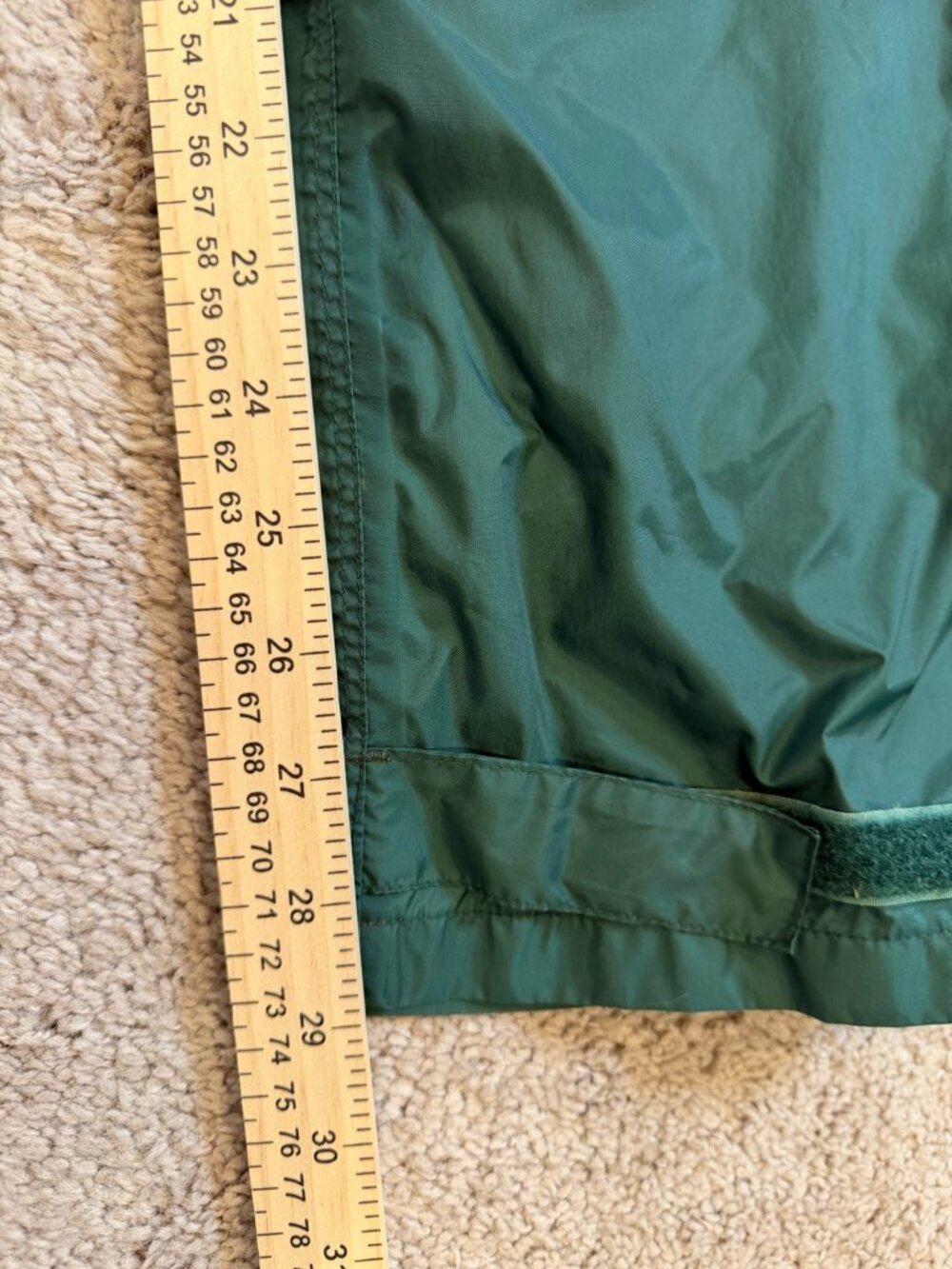 WearGuard Waterproof Nylon Work Pants Green Size M - Picture 10 of 11